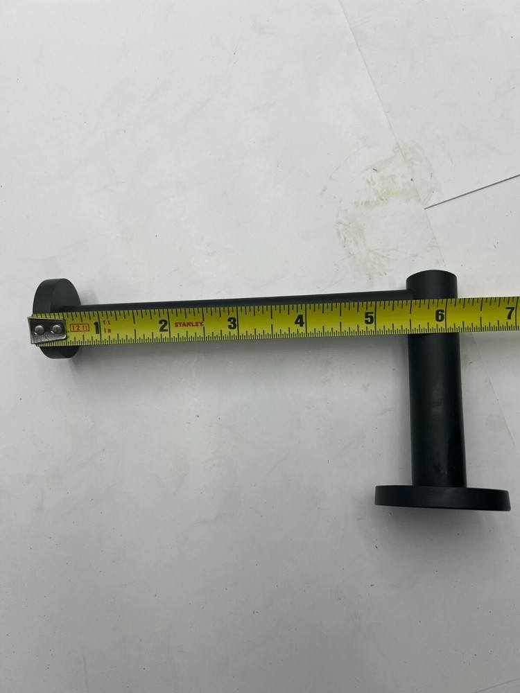 Bath Volkano Cinder Towel Hook Matte Black