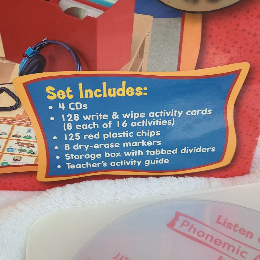 Lakeshore Listen & Learn Phonemic Awareness Activity Program W/CD's Incomplete