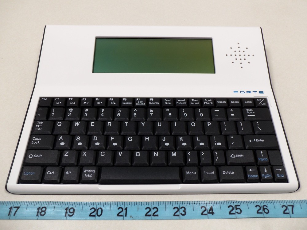Writer Advanced Forte Keyboard Word Processor Text to Speech w/ Case Charger USB