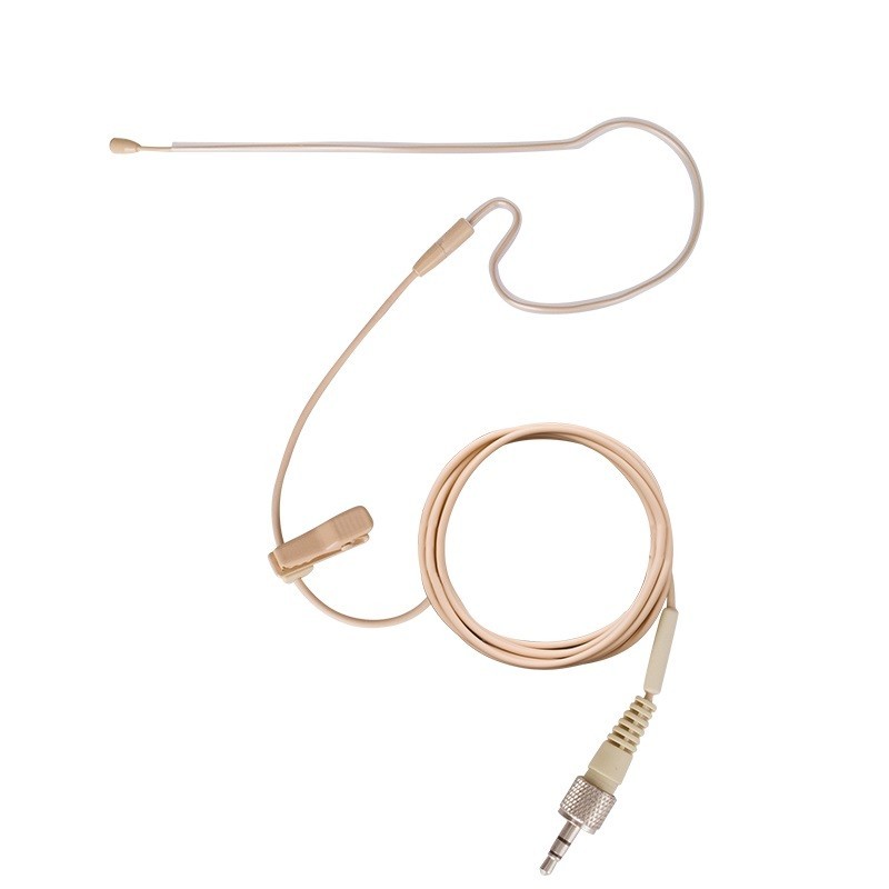 Earset/Headset Microphone for Sennheiser Pro Audio Bodypack Transmitter Beige