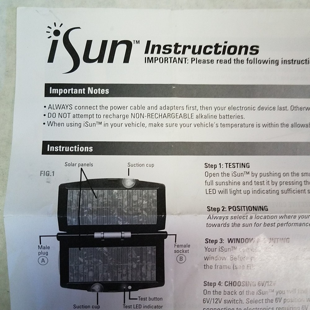 iSun Instructions by ICP Global Technologies