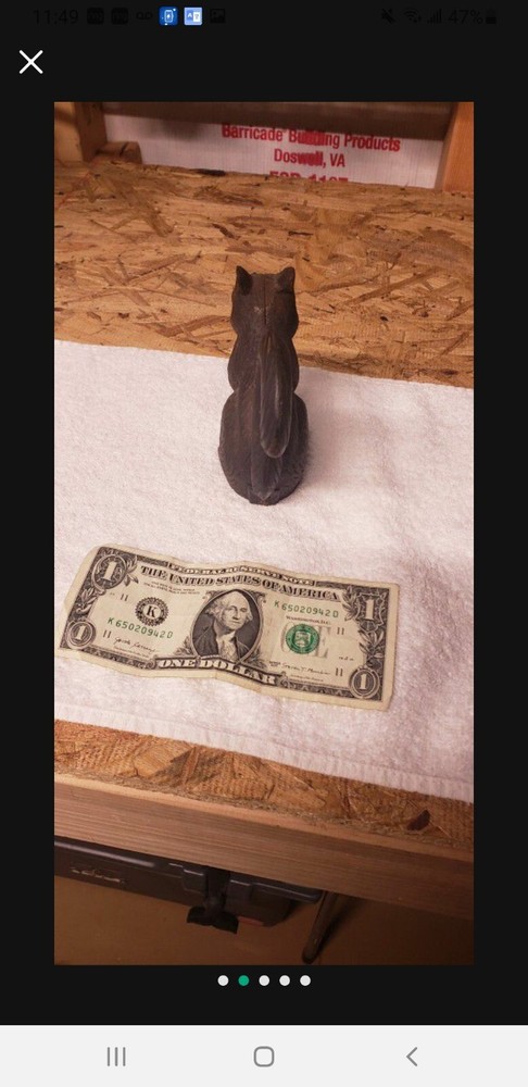 Vintage Cast Iron Squirrel Nutcracker Lever Tail Figural Manual Nut Cracker