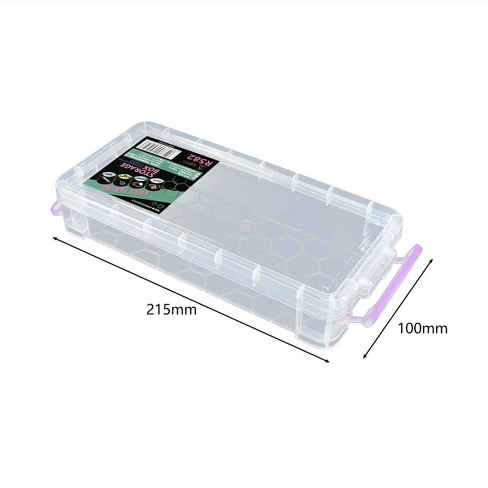1* Storage Box Portable 21.5*10*4.3cm New Practical Toolbox Container Waterproof