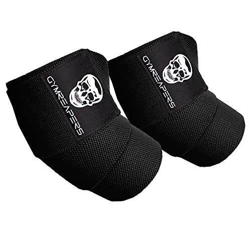 Weightlifting Elbow Wraps (1 Pair) - Flexible 40'' Elbow Compression Black