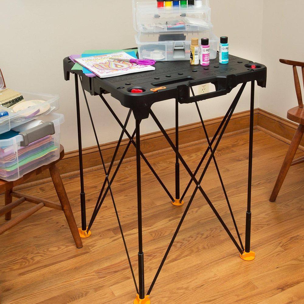 WX066 Sidekick Folding Work Table, All-In-One Work Bench