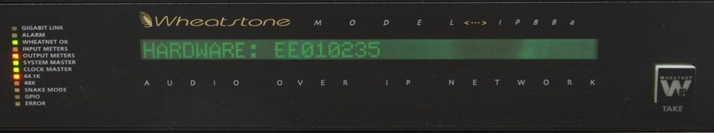 Wheatstone Blade IP88A Analog I/O Blade