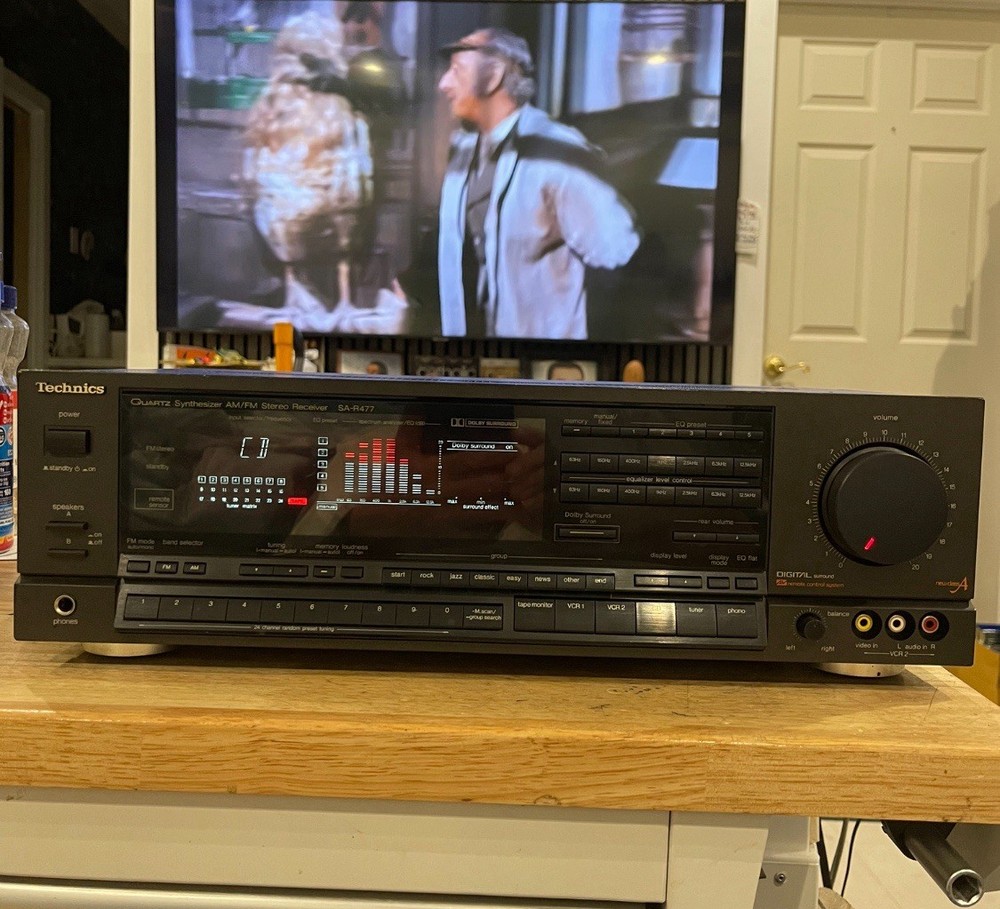 Technics SA-R477 Quartz Synthesizer  -Working . Please Read Descriptions.