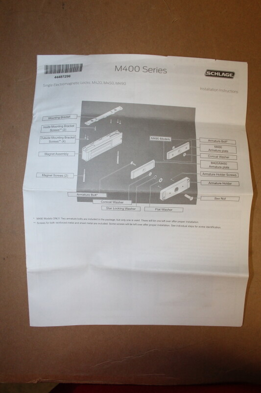 Schlage M490 High Security Electromagnetic Lock