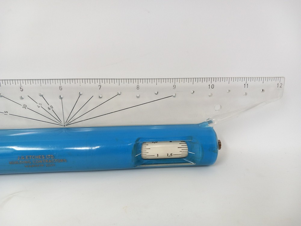 Vintage German Made ROLL - RULER Architect Technical Drawing Equipment