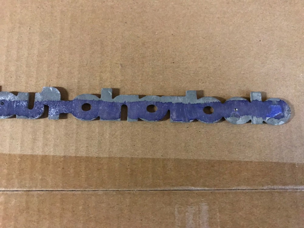 RARE GM PROTOTYPE -- Emblem Cast Casting -- Electronic Fuel Injection