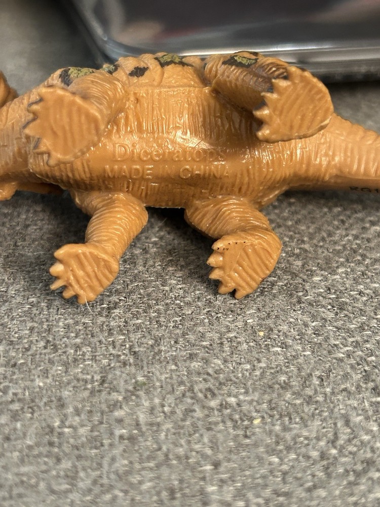 Brown Styracosaurus Diceratops Plastic Dinosaur Toy
