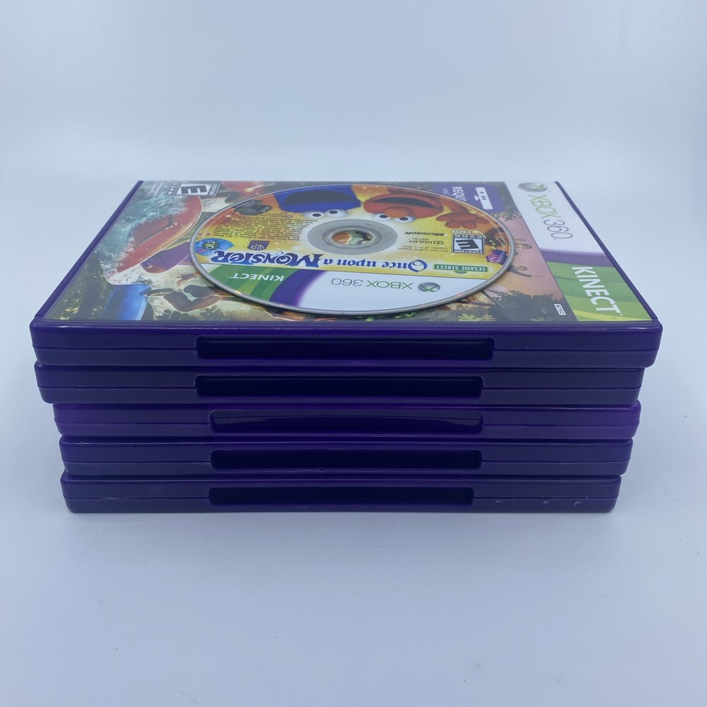 Microsoft Xbox 360 Kinect Sensor In Box w/ 6 Games Bundle