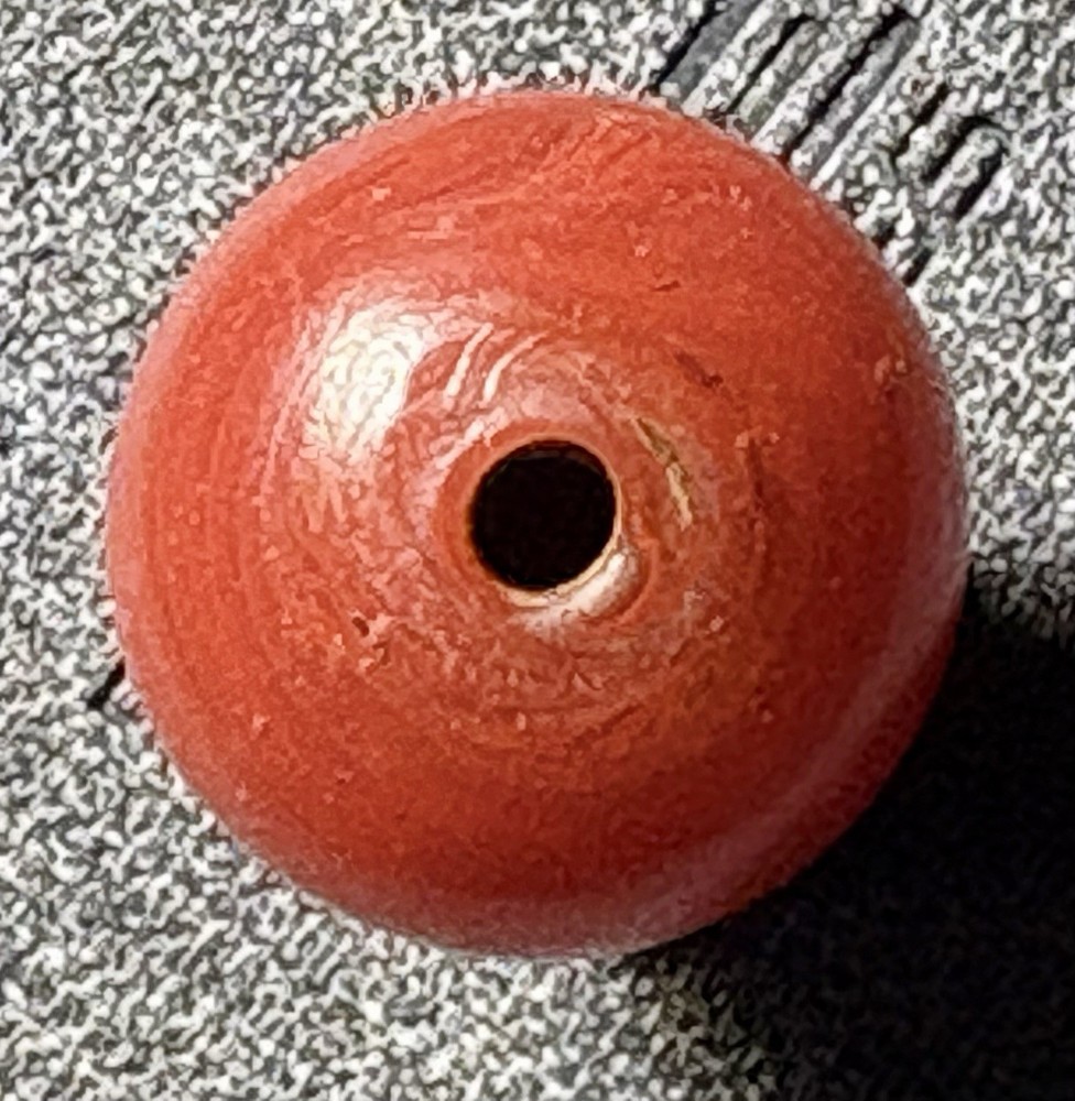 Natural Ancient Carnelian Bead .75”