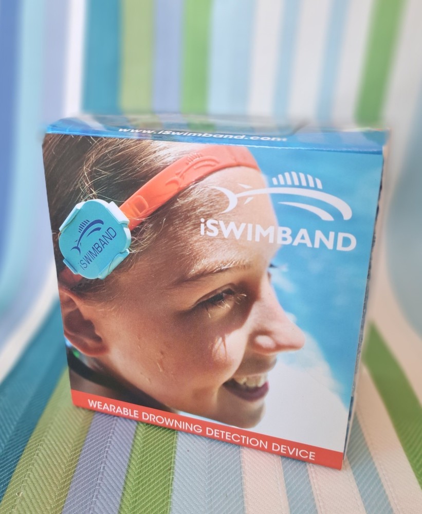 NIB iSwimband Wearable Drowning Detection Device Bluetooth Apple BIN06