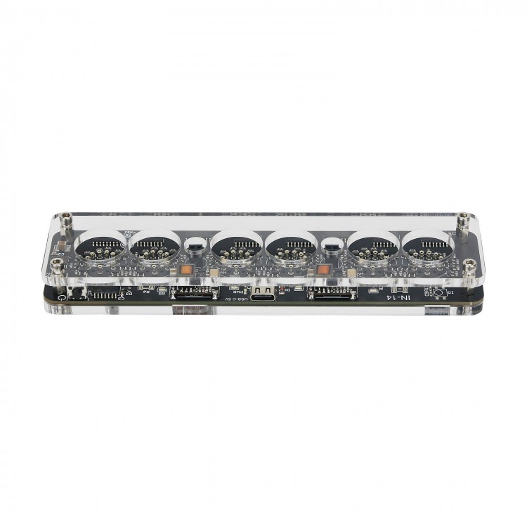 IN-14 6-Digit Nixie Tube Clock Creative Clock Innovative Decor Basic Version