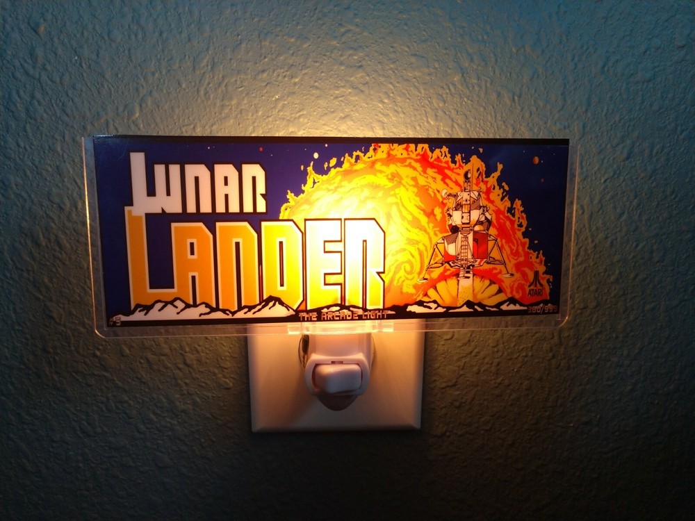 LUNAR LANDER Arcade Marquee Night Light