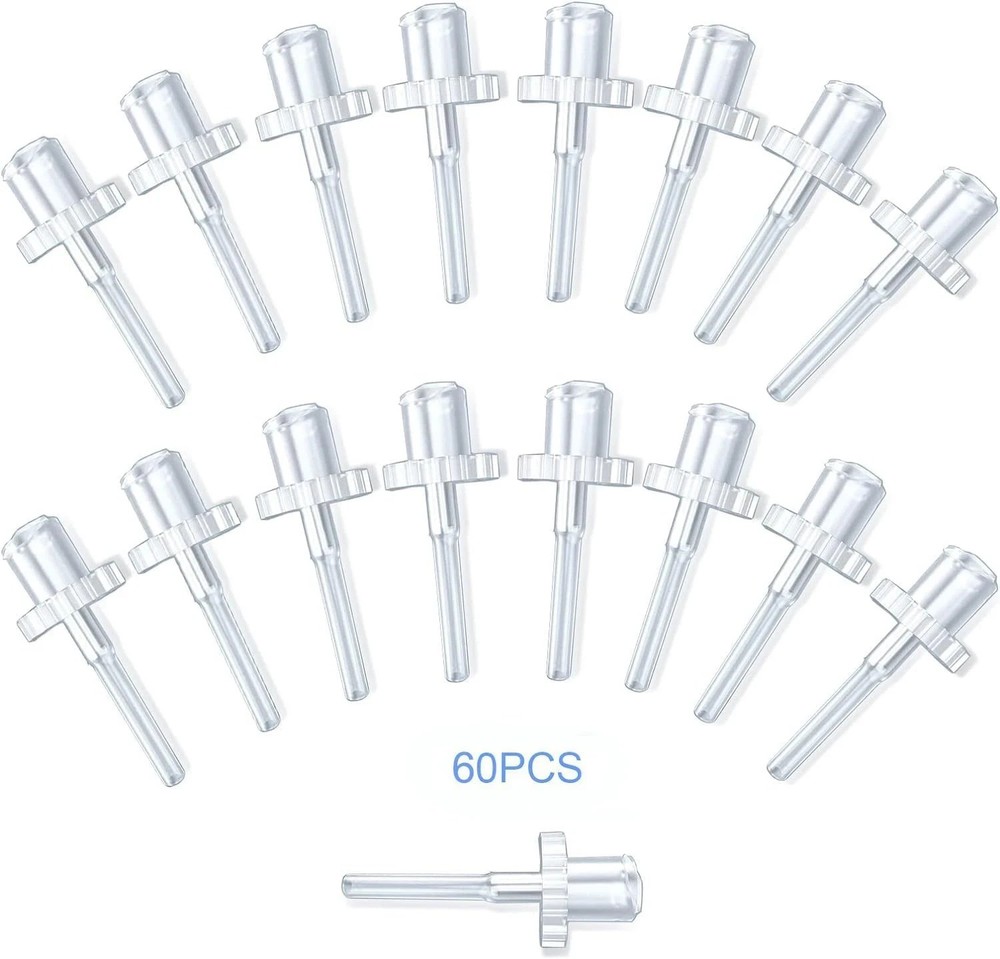 60 Pack Disposable Tips for Ear Washer, Replacement Washer Tips-...