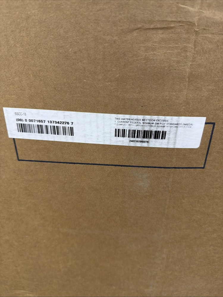 A. O. Smith® 50 Gal. Direct Vent W/Side Taps Natural Gas Water Heater Gdvt-50L-