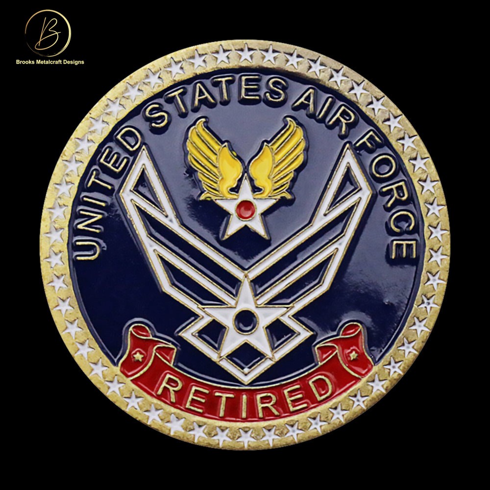 Air Force Retired Challenge Coin