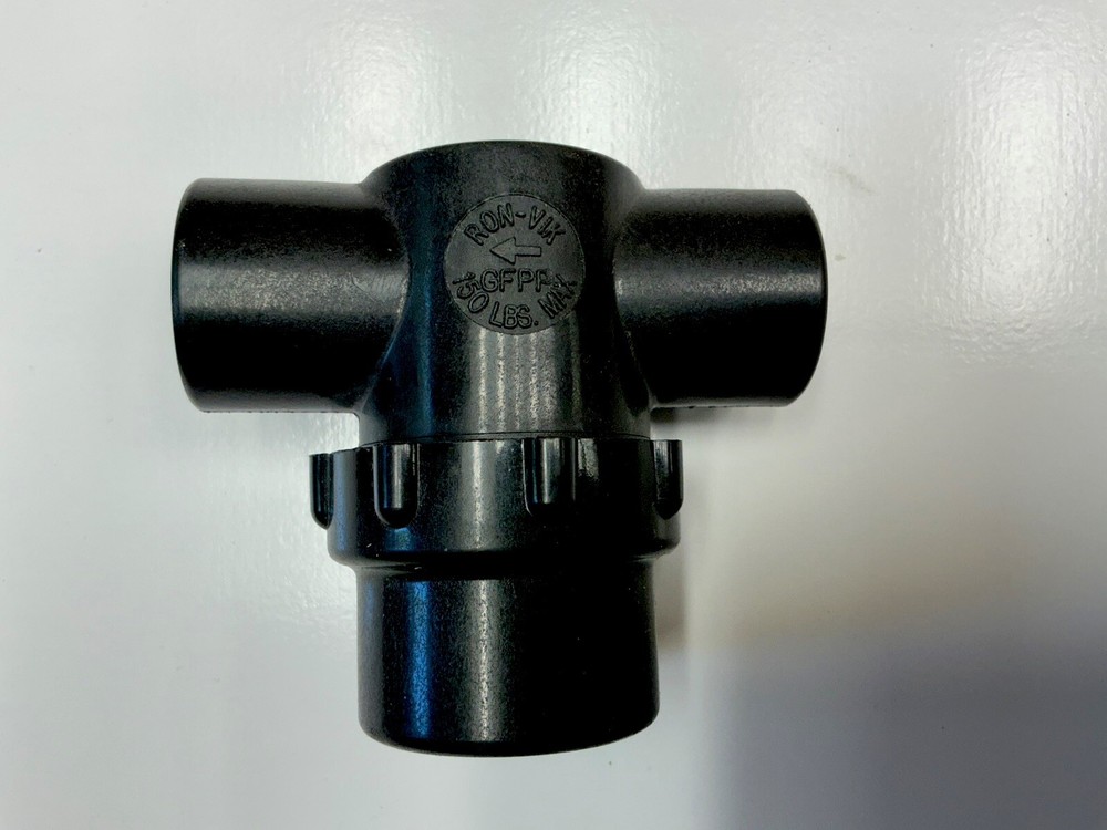 Ron-Vik Inline Strainer 3/8 in NPT SS Screen