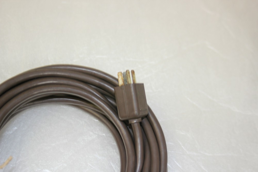 Vintage Dukane Projector??? Push Button Switch 15ft Cable 4 Blade Prong End