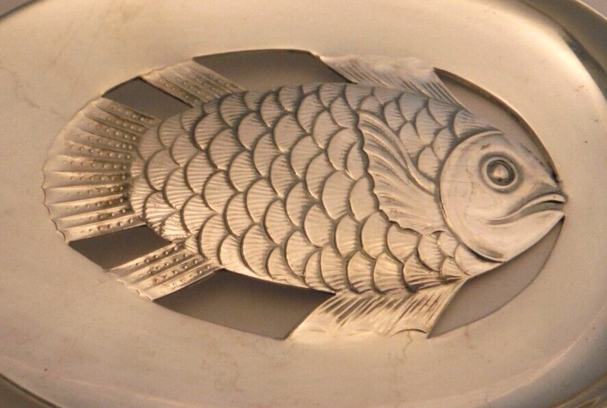 Floriform by David Andersen Norwegian Sterling Silver Fish Server 9 3/4" FIGURAL