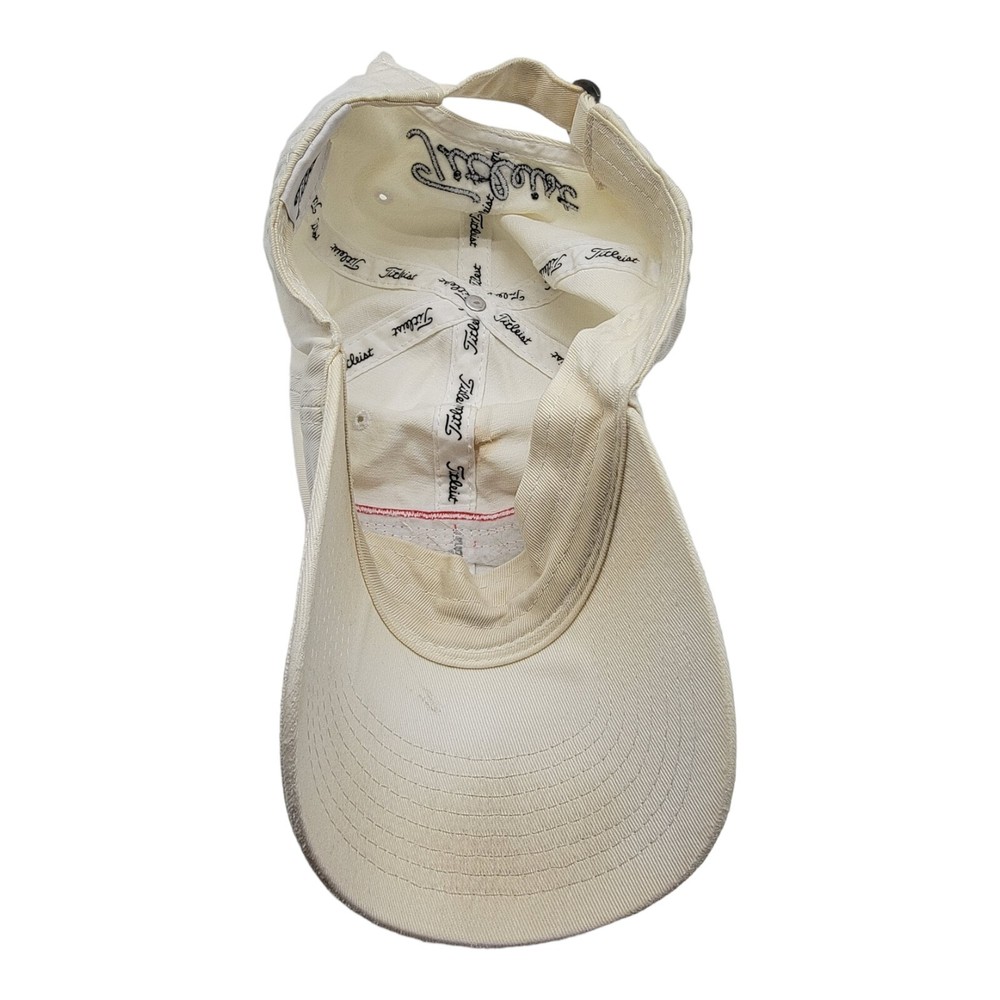 TITLEIST Hat Unisex White Adjustable Golf