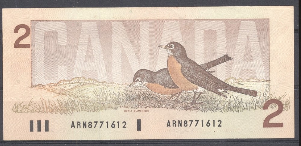 BIRDS BANKNOTE  -  CANADA  - 290380