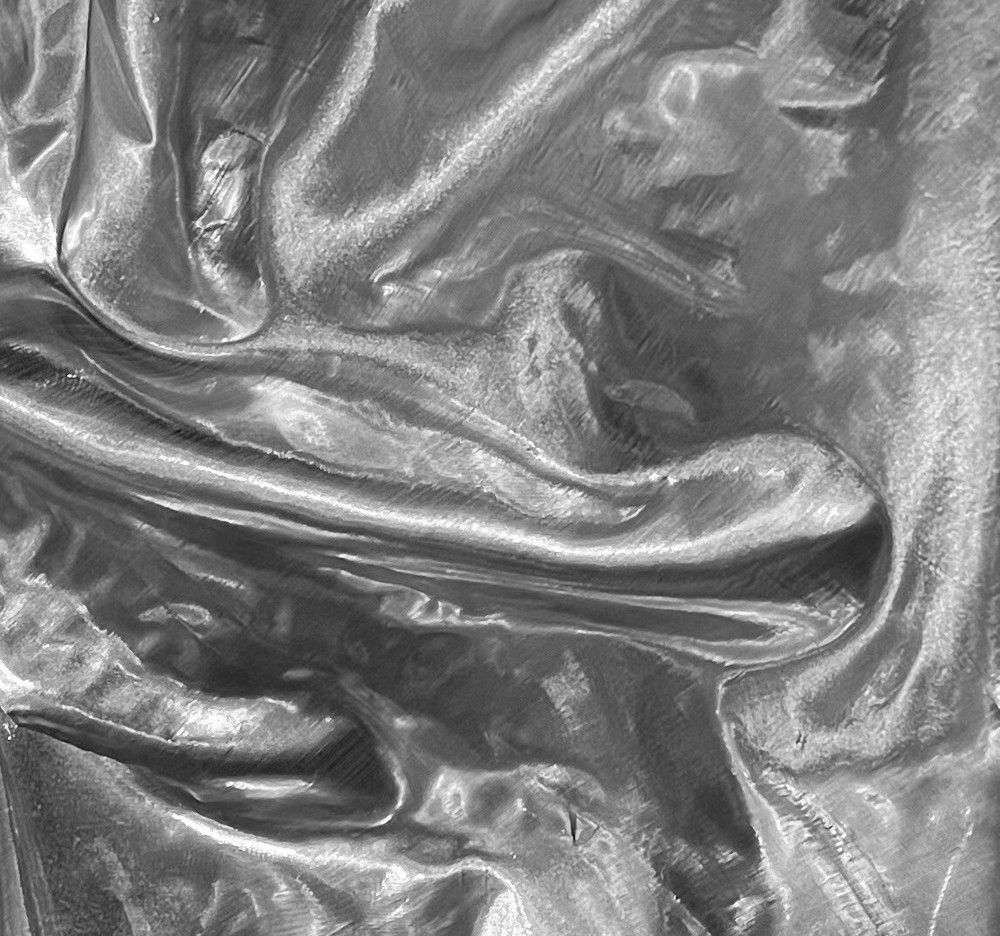 SILVER  Metallic Tissue Lame  Fabric 60” Width Sold By Yard