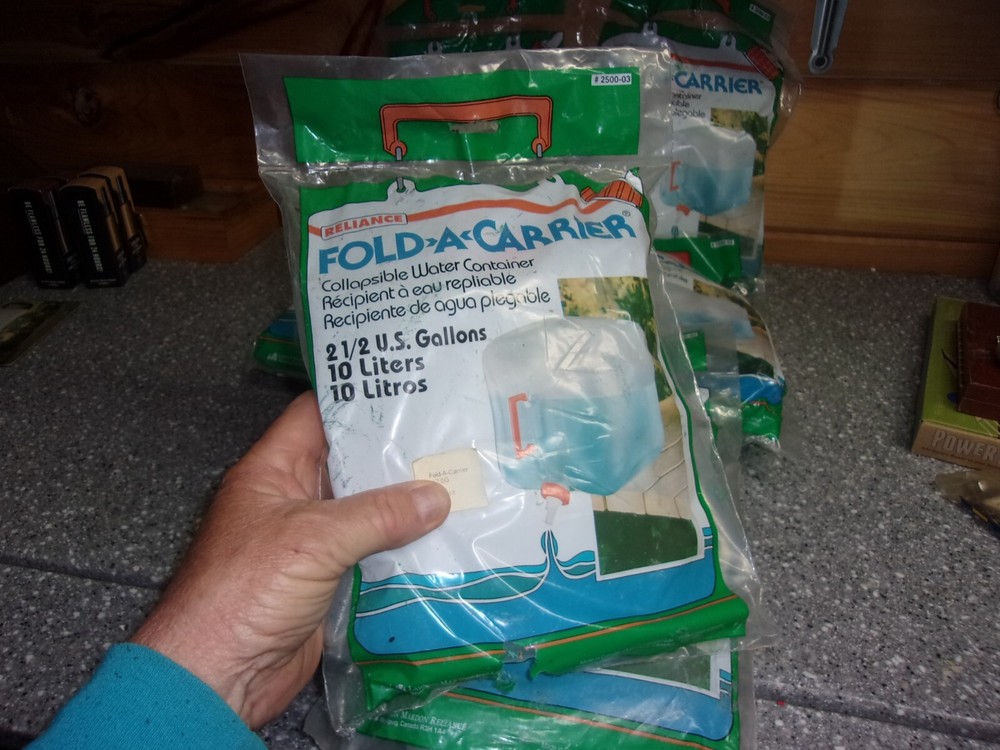 H47 fold a carrier water bag collapsable container lot 6 total