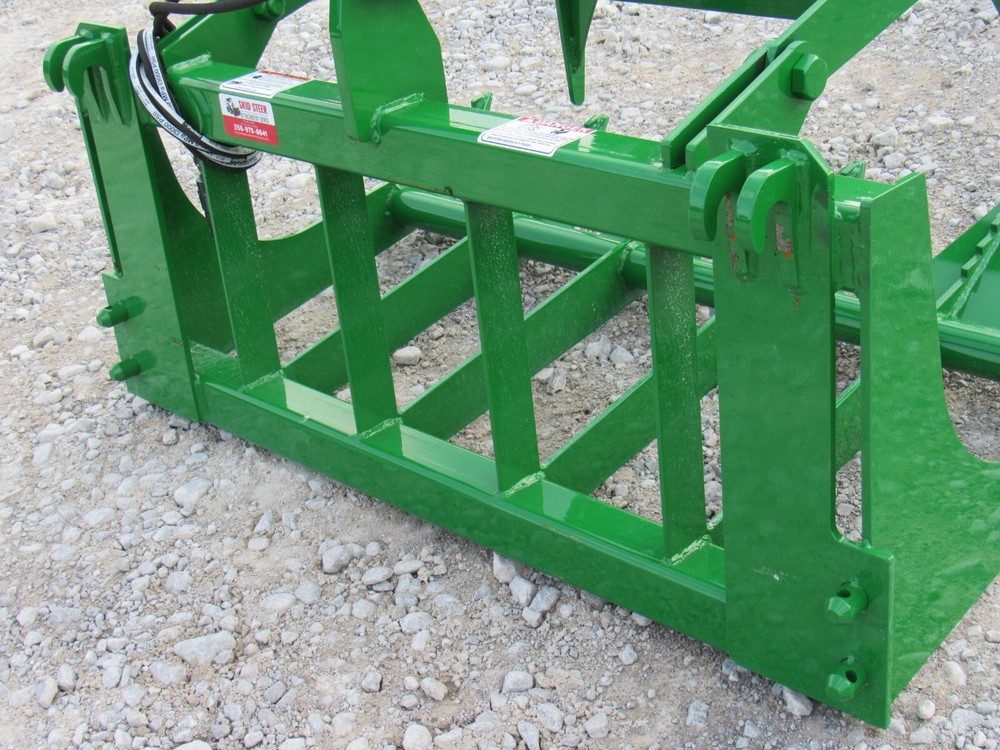 48" Cylinder Root Grapple Bucket Attachment Fits John Deere Tractor Loader