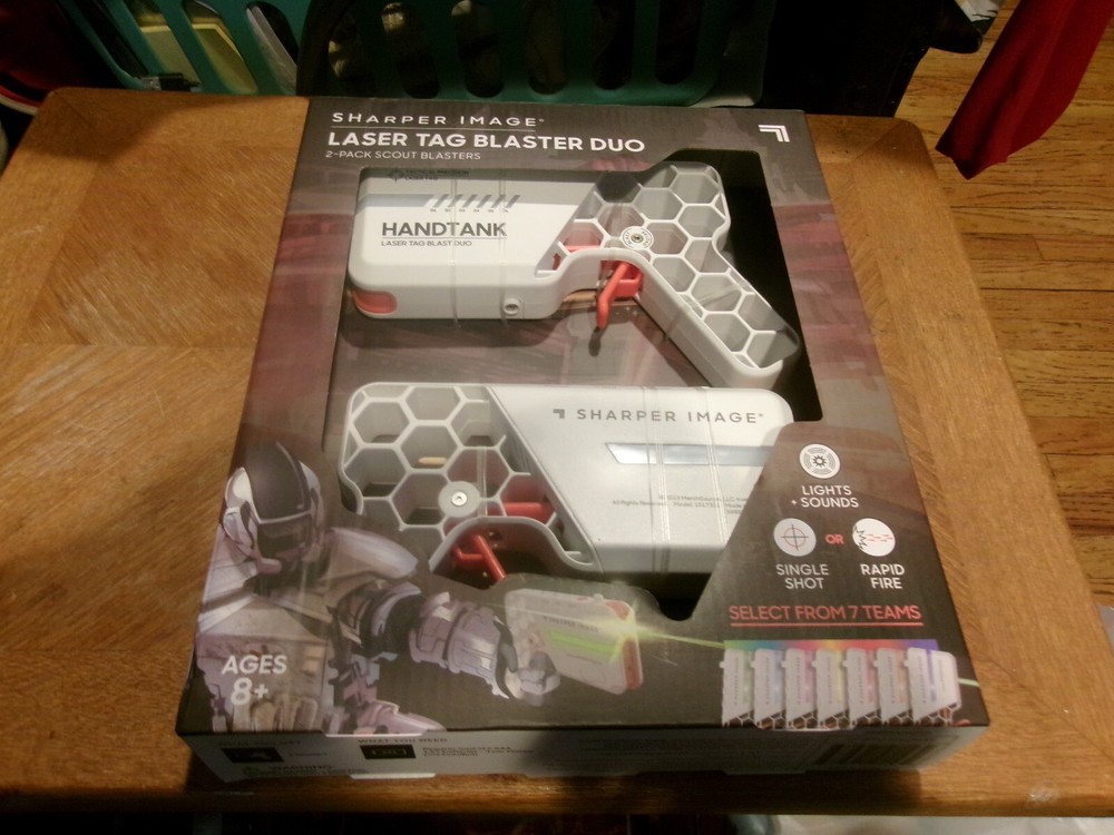 Sharper Image Laser Tag Blaster Duo 2-pack Scout Blasters *NEW*