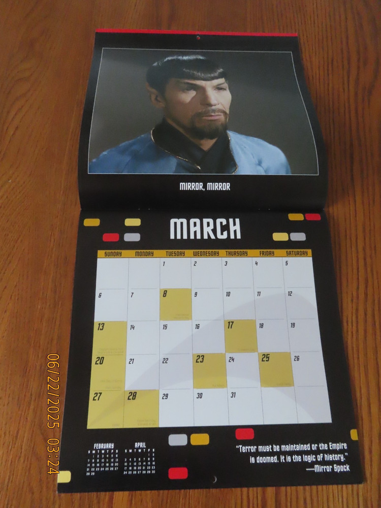 Star Trek 2016 Calendar