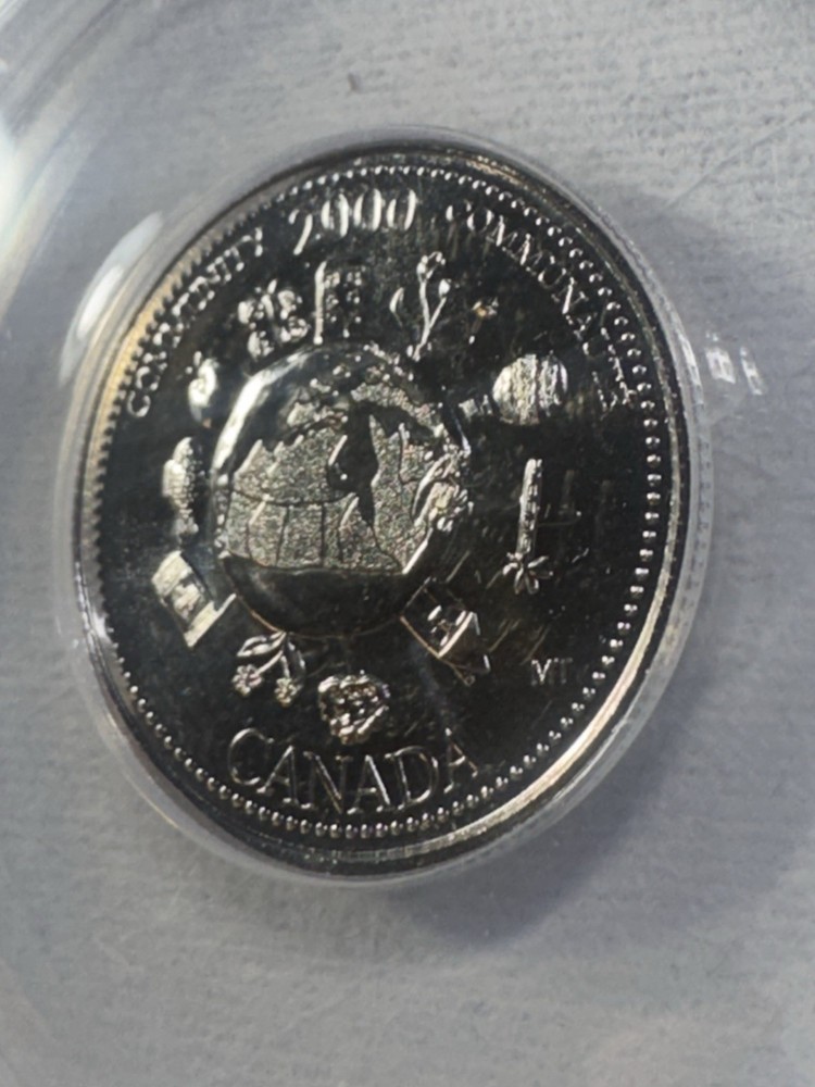 2000 Canada 25 Cents Commemorative Community Graded MS 65 by ANACS