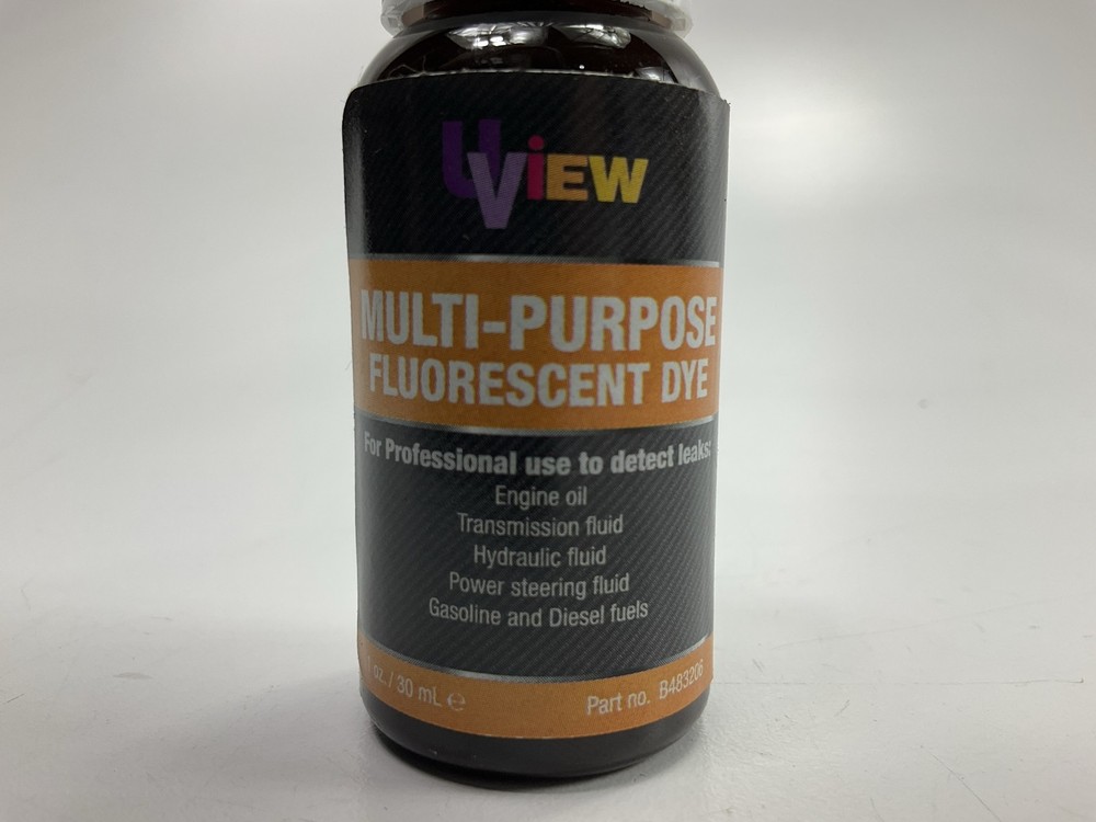 (7) X 1oz - UVIEW B483206 Multi-Purpose Leak Detection Dye Bottles