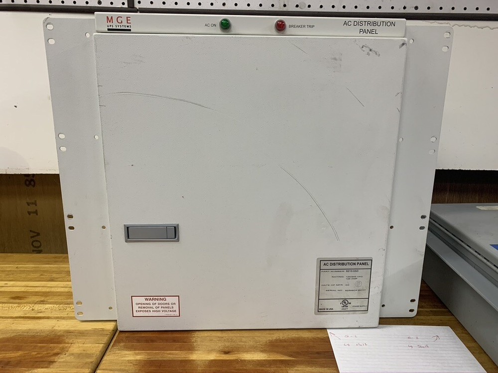 MGE UPS SYSTEMS 6210-0AD DISTRIBUTION PANEL  LG