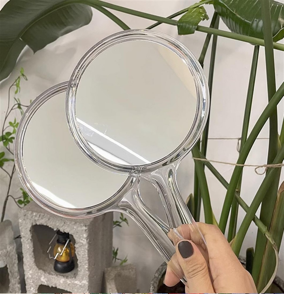 Makeup Hand Mirror, Double-Sided Handheld Mirror 1X/3X Magnifying Mirror with...