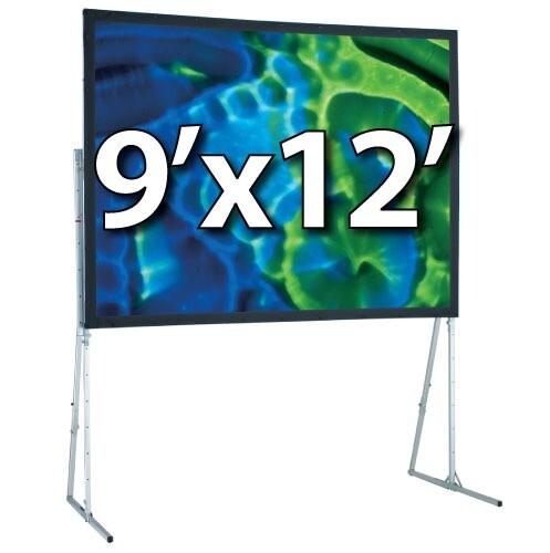 DRAPER 241032 - UFS 9'x12' COMPLETE SCREEN SYSTEM - FRONT PROJECTION - HD-LEGS