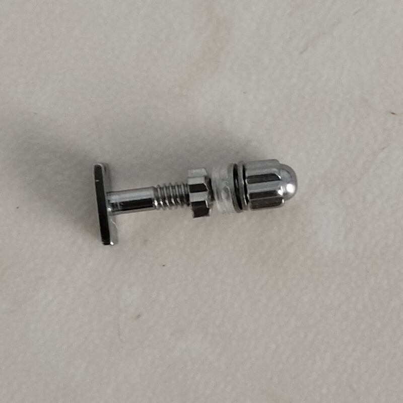 Replacement For C ar tier Eyeglasses Frame Silver Rectangle Screw & Bolt Set New