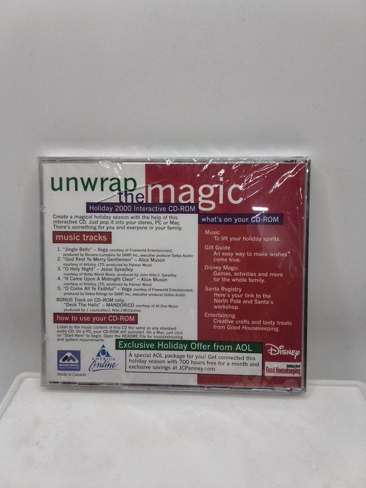 JCPenney Unwrap The Magic Interactive CD-ROM 2000 Unopened SEALED