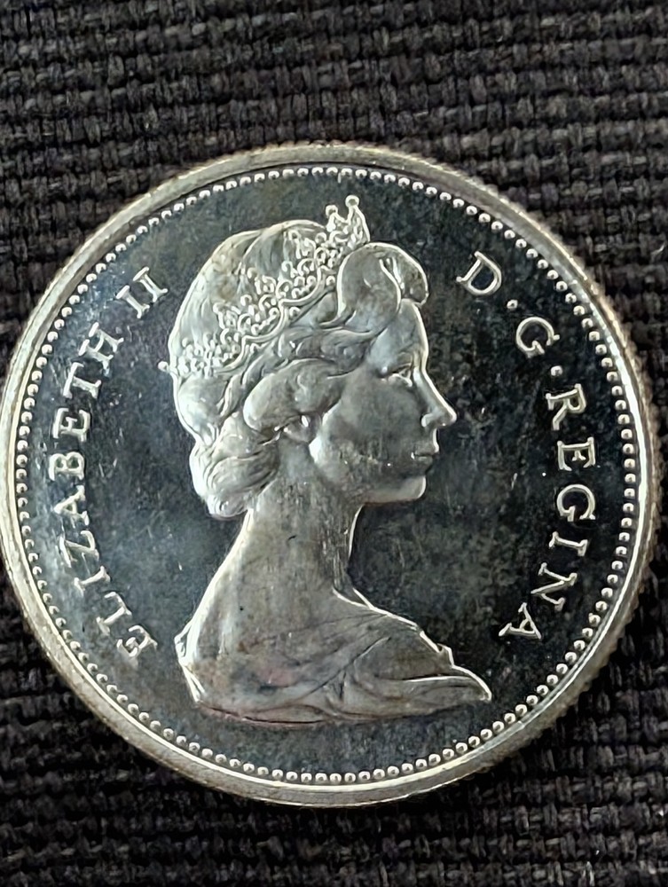 Quantity (2} 1968 Canadian Silver Quarter As Shown, Read Description