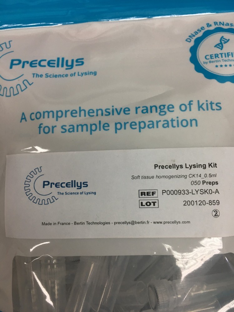 Precellys REF P000933-LYSKO-A Precellys Lysing Kit Lot 11 PKS