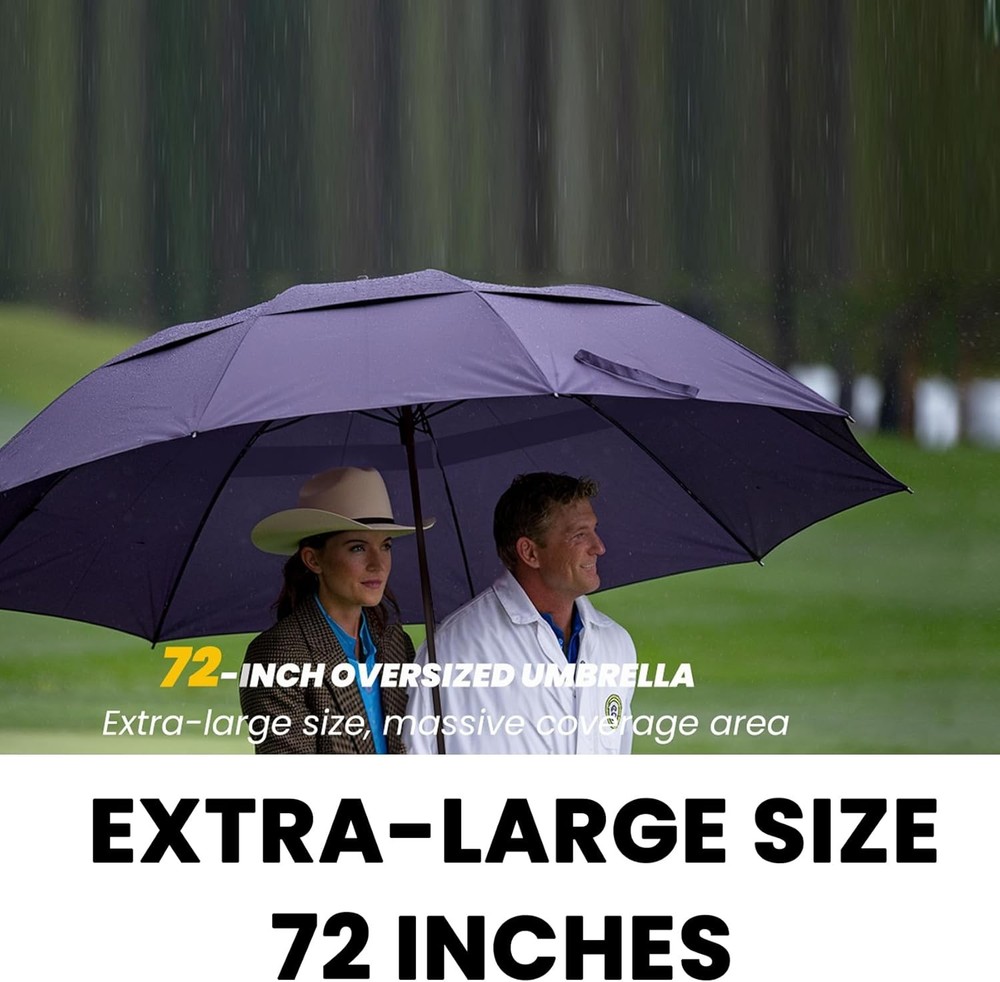 Golf Umbrella Large 62/68/72 Inch Automatic Open Golf Umbrella Extra Large