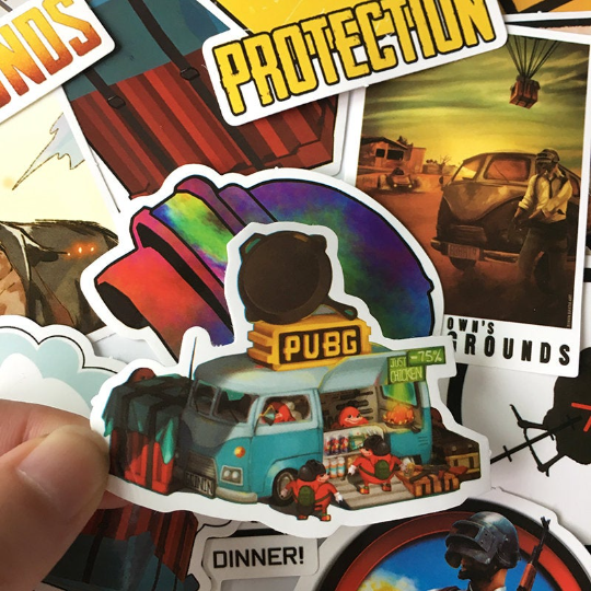 30pcs PlayerUnknown's Battlegrounds Pubg Stickers for Computer Laptop Decals...