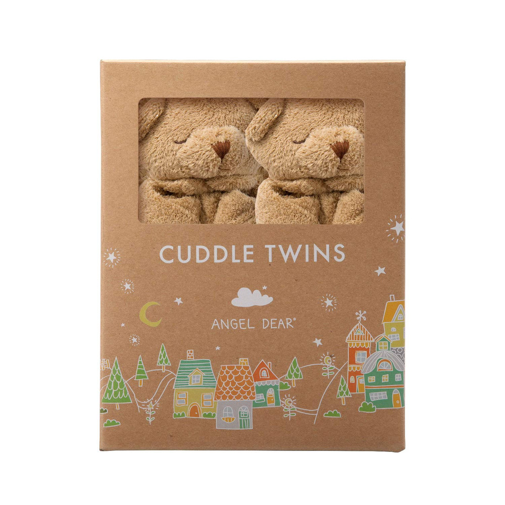 Cuddle Twins Blankie, Brown Bear
