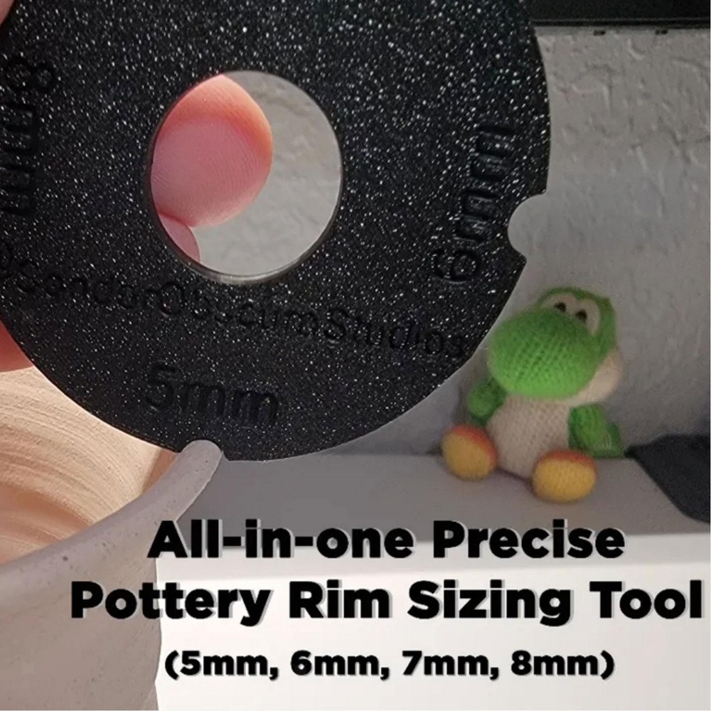 Pottery Rim Tool Trimming Tool for Beginner Professional Essential Small for