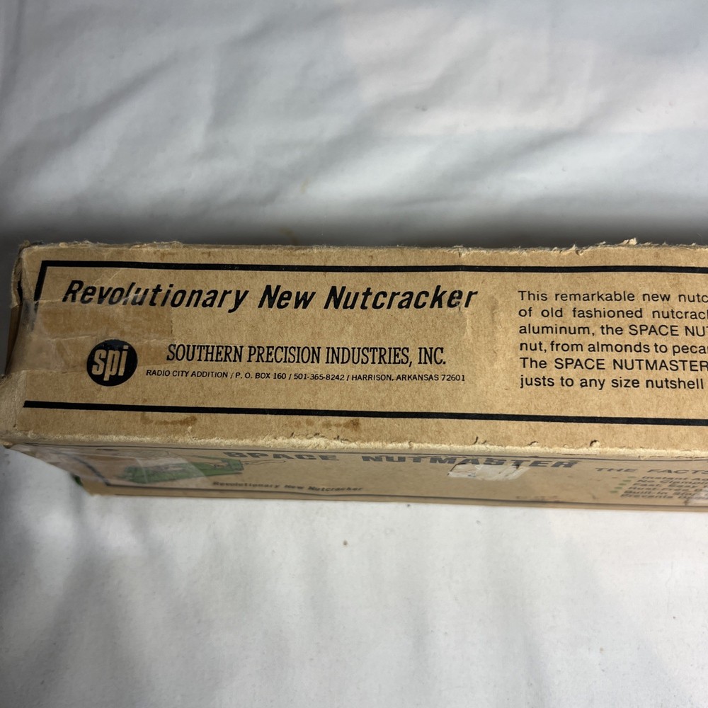 Vintage Space NutMaster Nutcracker Original Box, Rare and Retro