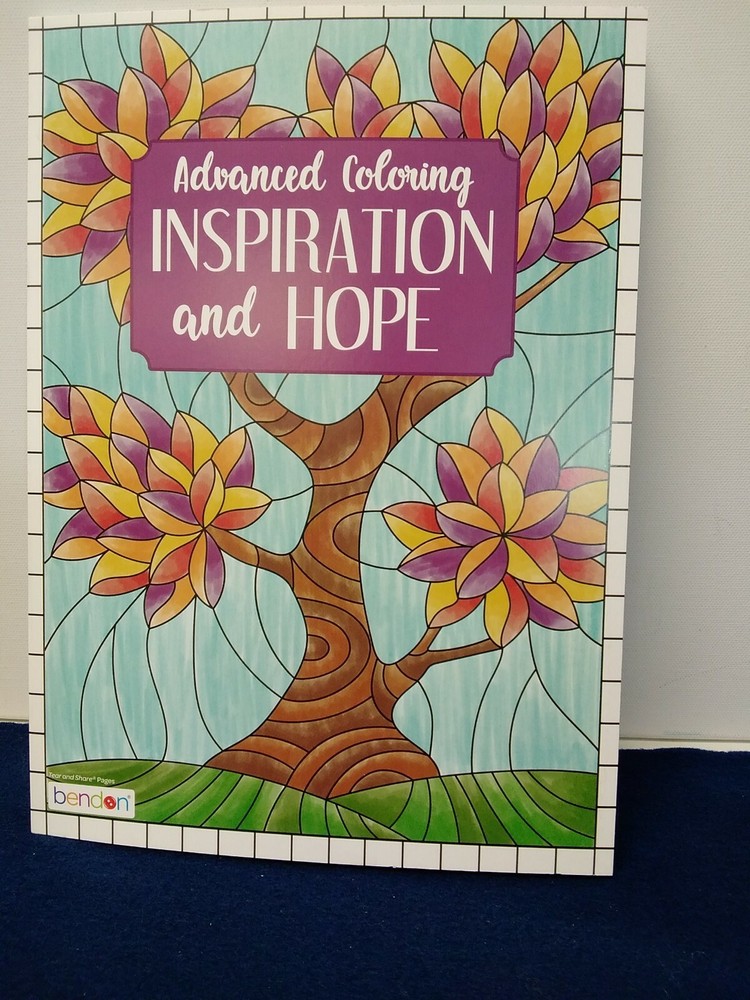 Bendon Advanced Coloring Inspiration and Hope Book