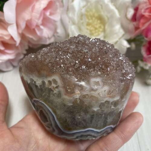 Sugar Pink Amethyst Cupcake Mold, Unique