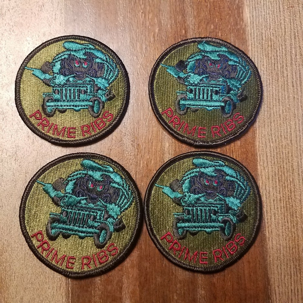 You get 4 USAF PATCH, Prime Ribs patch Subdued